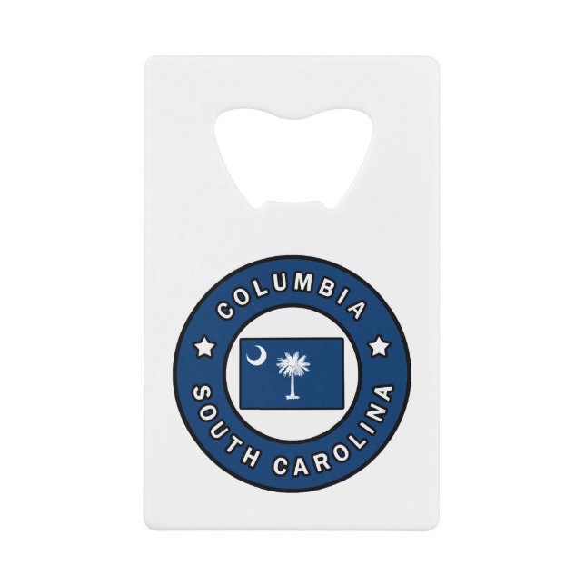 Columbia South Carolina Geldbeutel Flaschenöffner (Vorderseite)