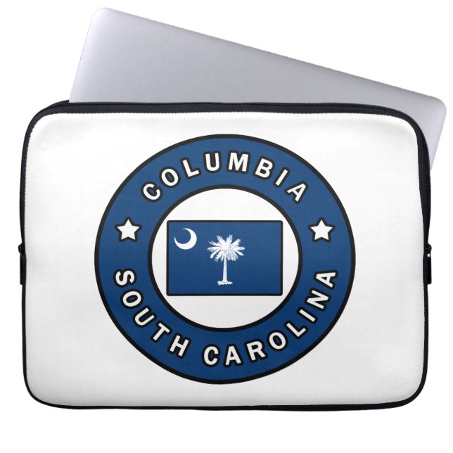 Columbia South Carolina Laptopschutzhülle (Vorderseite)