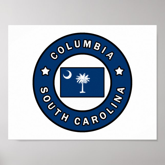 Columbia South Carolina Poster (Vorne)