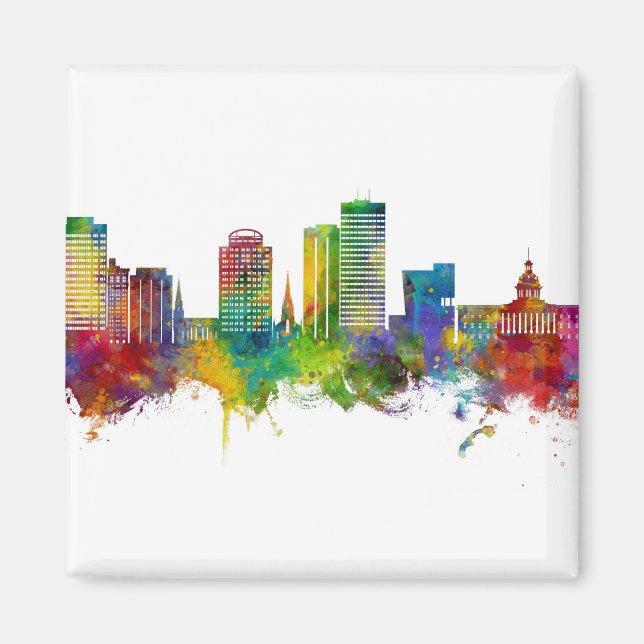 Columbia South Carolina Skyline Magnet (Vorne)