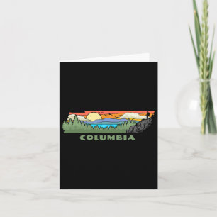 Columbia Tennessee Natur Traumstrecke zurück Karte