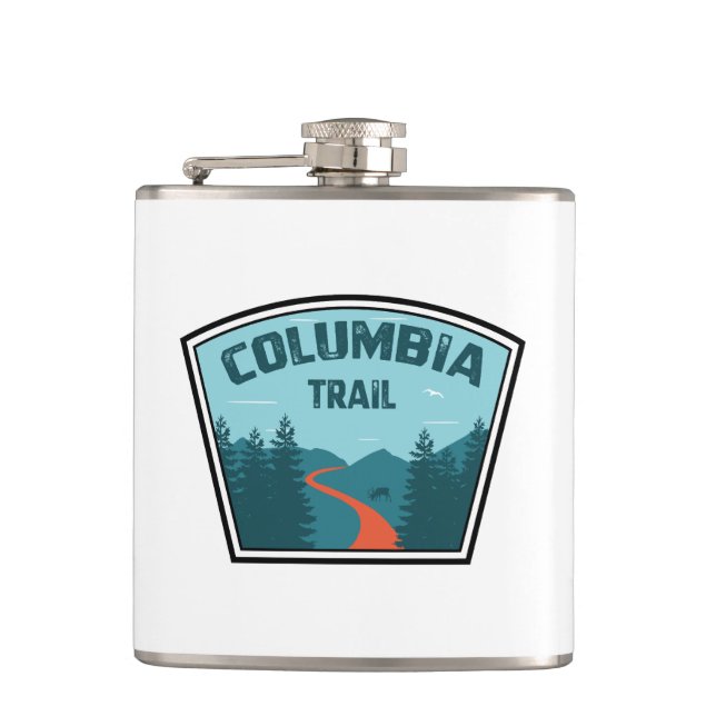 Columbia Trail New Jersey Flachmann (Vorderseite)
