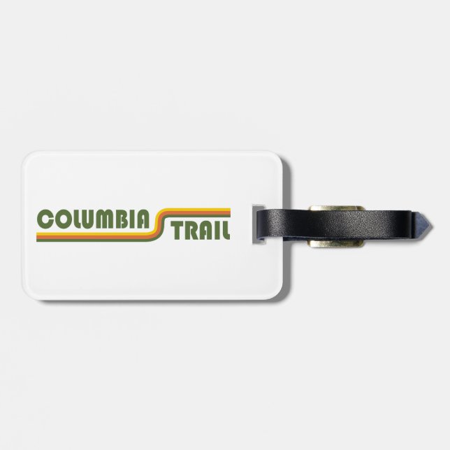 Columbia Trail New Jersey Gepäckanhänger (Rückseite horizontal)