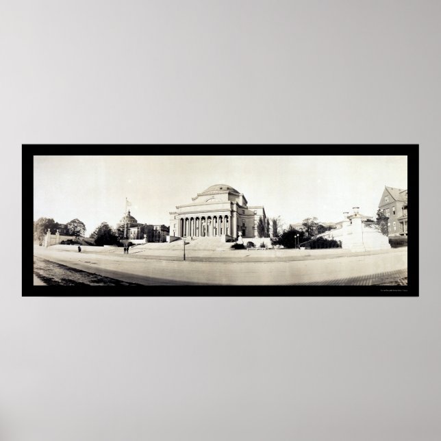 Columbia University Library Foto 1902 Poster (Vorne)