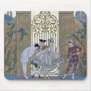Columbine, Illustration für "Partys Galantes" Mousepad