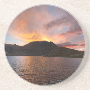 Columbine Lake Sunrise - Weminuche Wilderness Sandstein Untersetzer