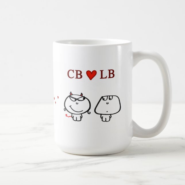 "COLUMBIUM-Herz lbs " Kaffeetasse (Rechts)