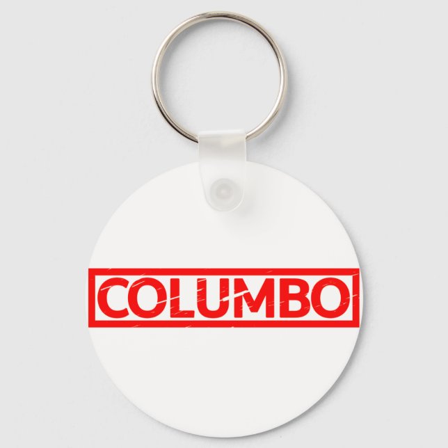 Columbo-Briefmarke Schlüsselanhänger (Vorderseite)