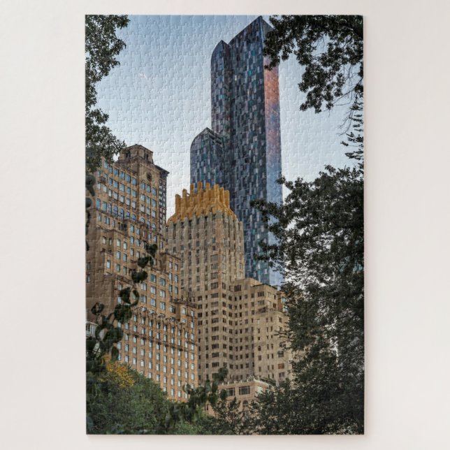 Columbus de Central Park New York Jigsaw Puzzle (Vertical)