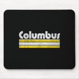 Columbus Fußball Vintage Stadt Mousepad
