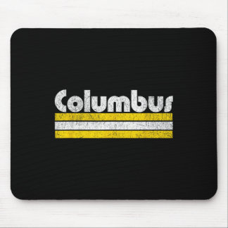 Columbus Fußball Vintage Stadt  Mousepad