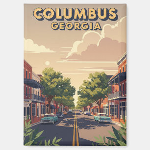Columbus Georgia Reise Magnet
