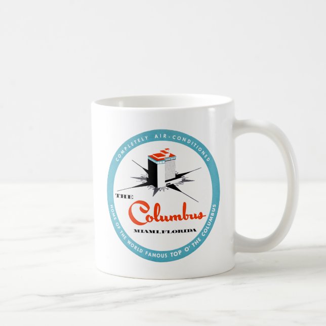 Columbus Hotel Miami Florida Kaffeetasse (Rechts)