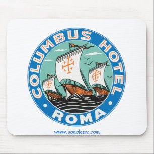 Columbus Hotel, Roma Mousepad