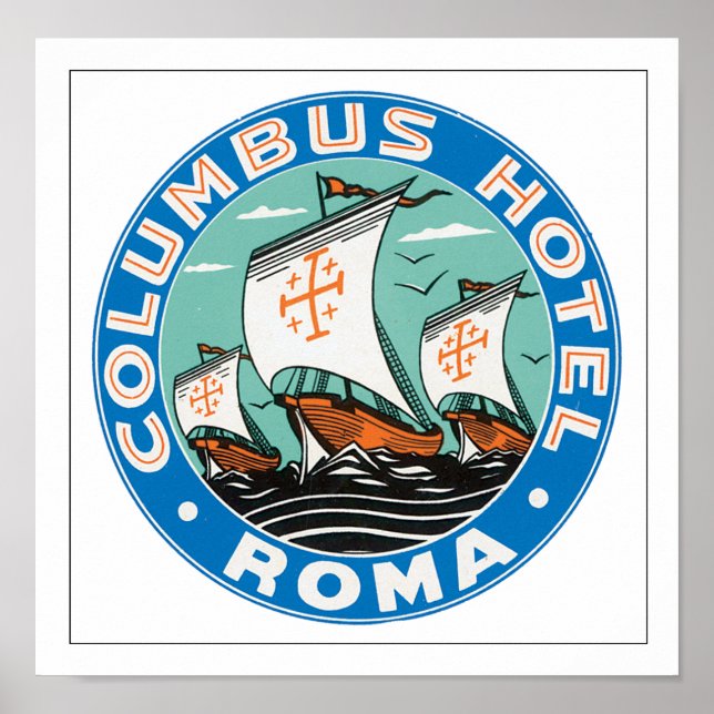 Columbus Hotel Roma Poster (Vorne)