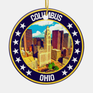 Columbus Keramik Ornament