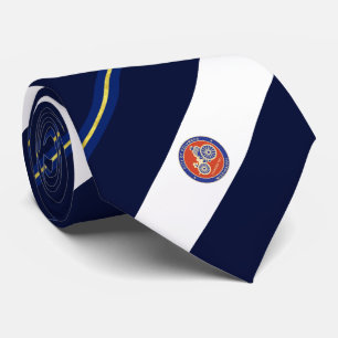 Columbus (Mississippi) Stadtflagge Neck Tie Krawatte