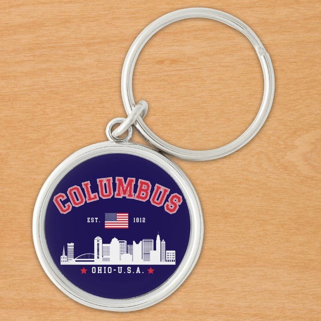 Columbus OH Downtown Silhouette Schlüsselanhänger (Von Creator hochgeladen)