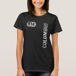 Columbus Ohio 614 Bereichscode Vintag Retro T-Shirt