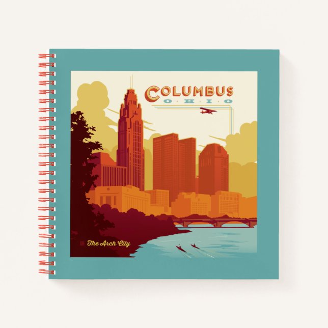 Columbus Ohio | Die Stadt Arch Notizbuch (Vorderseite)