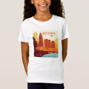 Columbus Ohio   Die Stadt Arch T-Shirt