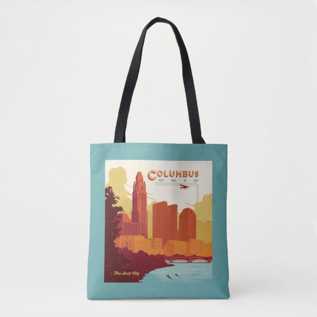 Columbus Ohio | Die Stadt Arch Tasche (Vorderseite)