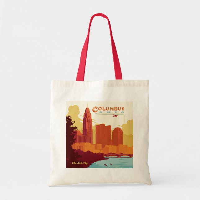 Columbus Ohio | Die Stadt Arch Tragetasche (Vorne)