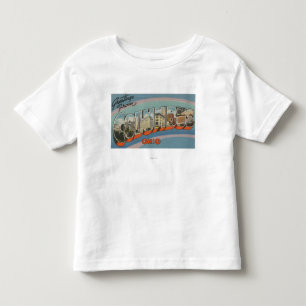 Columbus, Ohio - große Buchstabe-Szenen 2 Kleinkind T-shirt