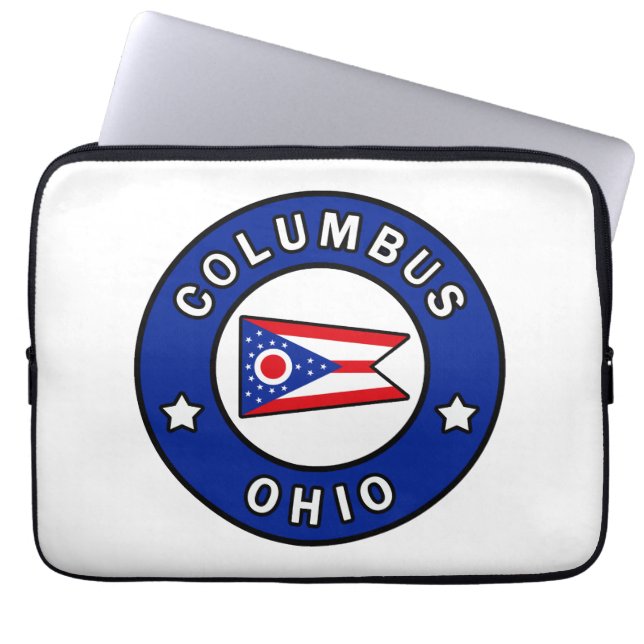 Columbus Ohio Laptopschutzhülle (Vorderseite)