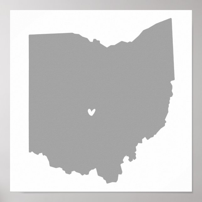 Columbus, Ohio Love Poster (Vorne)