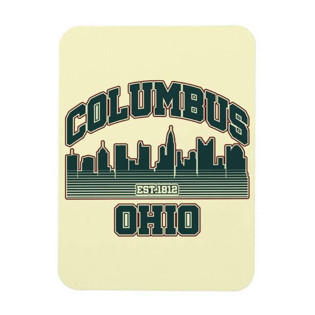 Columbus.Ohio Magnet (Vertikal)