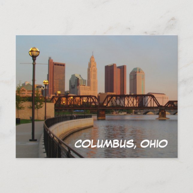 COLUMBUS, OHIO Postkarte (Vorderseite)