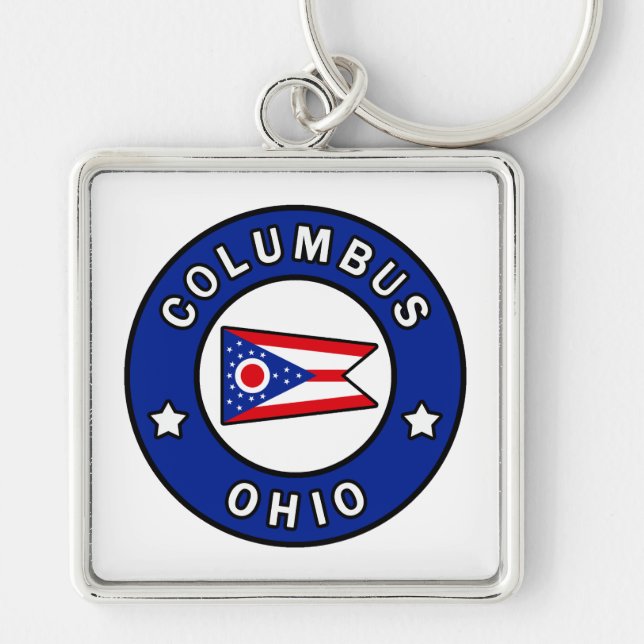 Columbus Ohio Schlüsselanhänger (Vorne)