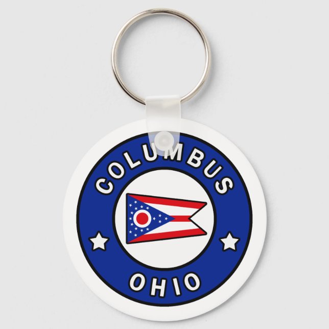 Columbus Ohio Schlüsselanhänger (Vorderseite)