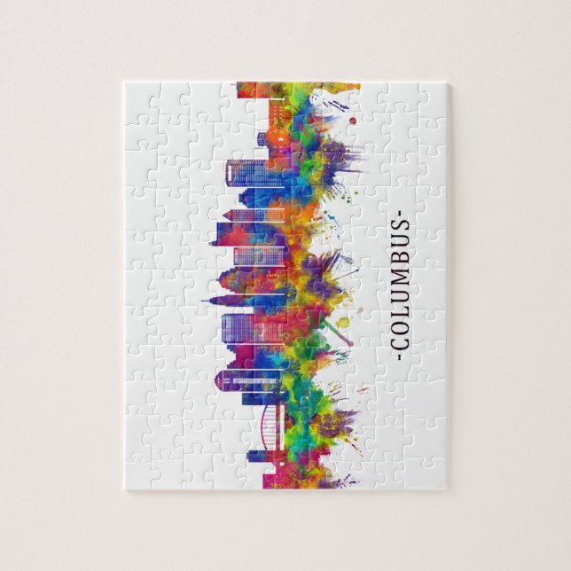 Columbus Ohio Skyline (Vertikal)