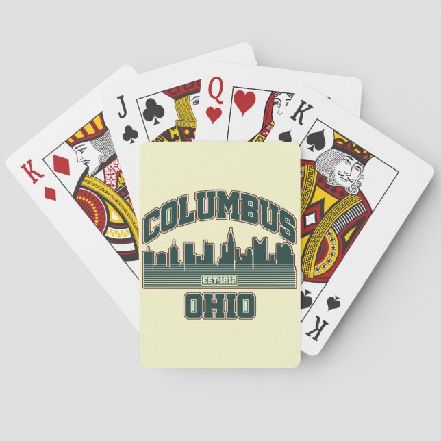 Columbus.Ohio Spielkarten (Rückseite)
