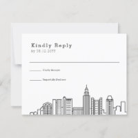 Columbus Ohio Wedding | Stylisierte City Skyline U