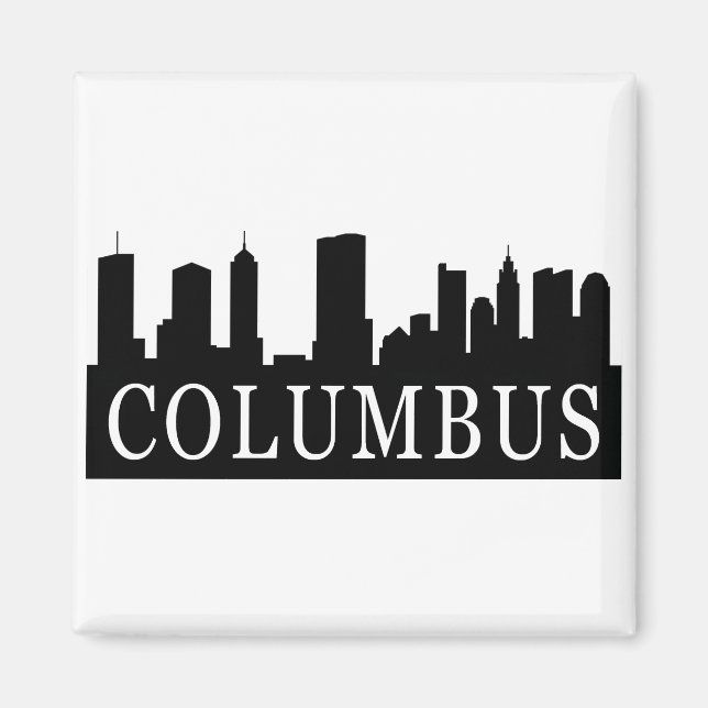 Columbus Skyline Magnet (Vorne)