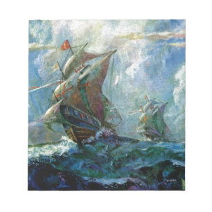 Columbus-Tag Notizblock