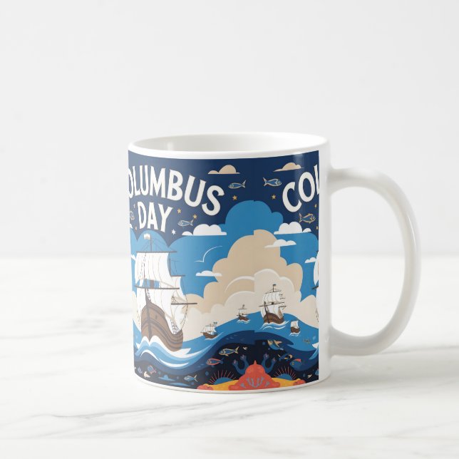Columbus-Tagesgeschenk Kaffeetasse (Rechts)