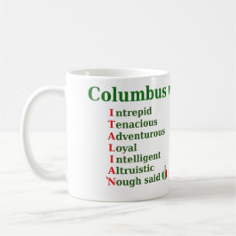 Columbus war eine italienische Tasse