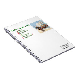 Columbus war ITALIAN Notizblock