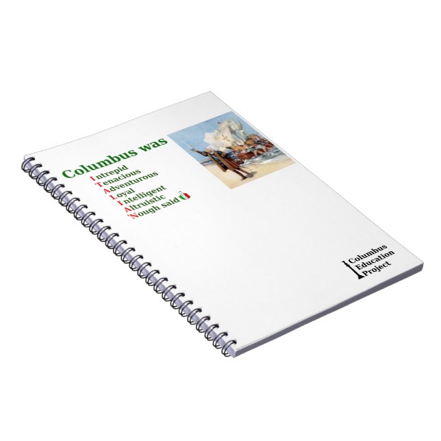 Columbus war ITALIAN Notizblock (Rechte Seite)