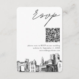Columbus Wedding Modern UAWG QR Code Begleitkarte