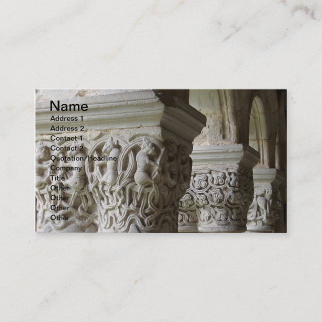 Columns Business Card Visitenkarte (Vorderseite)