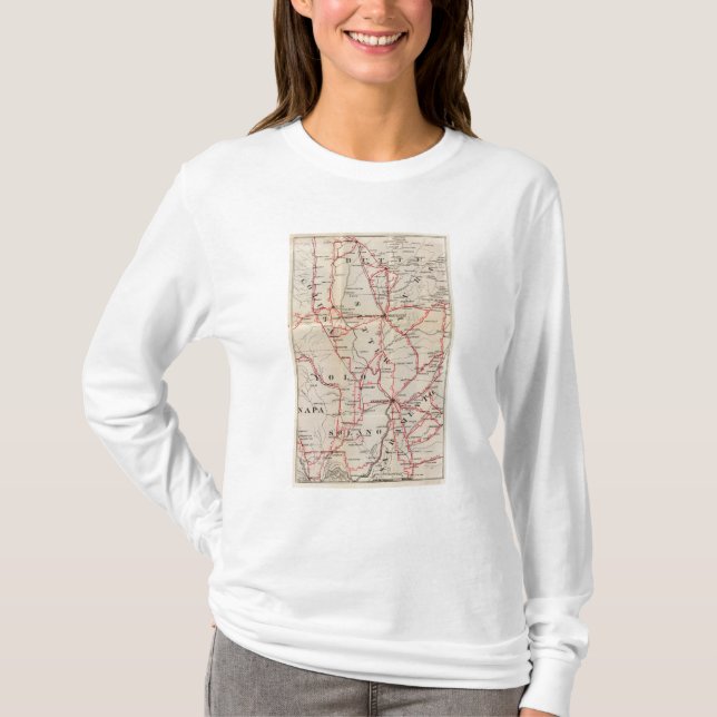 Colusa, Yolo, Napa, Butte, Yuba, Sutter, Solano T-Shirt (Vorderseite)