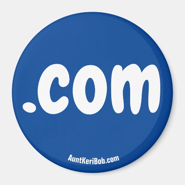 .com Red Refrigerator Magnet (Vorne)