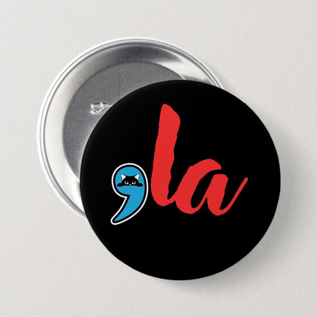 Coma La 2024 Katzenlady Button (Vorne & Hinten)