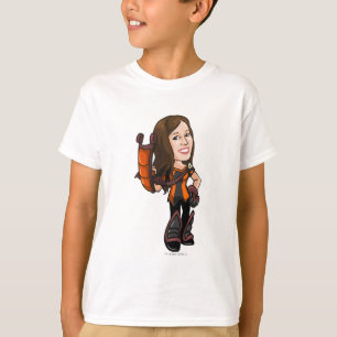 Comastar Spuk Holz-Personal-Spieler T-Shirt