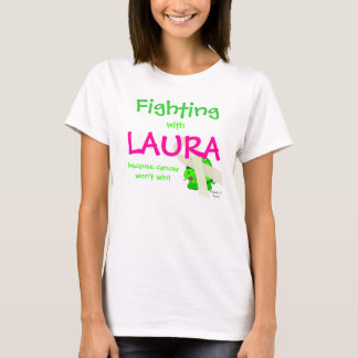 Combat avec Laura, amies de T-shirt de Laura